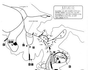 View Catfish Bay Campground Map